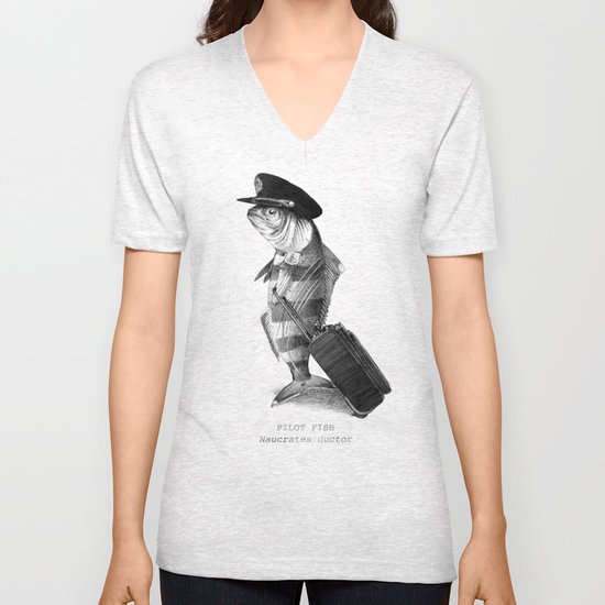 The Pilot (colour option) Unisex V-Neck