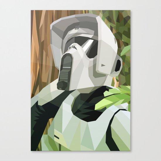 Scout Trooper Canvas Print