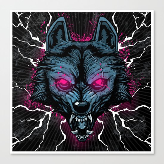 Insanity Wolf Canvas Print