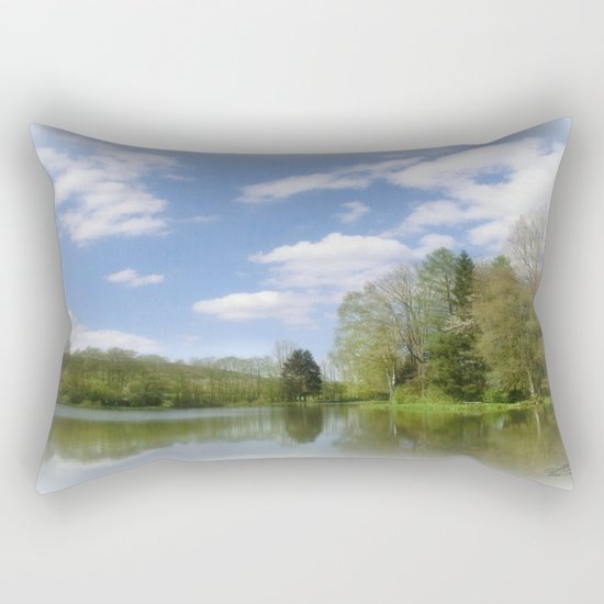 Impression Lake Rectangular Pillow