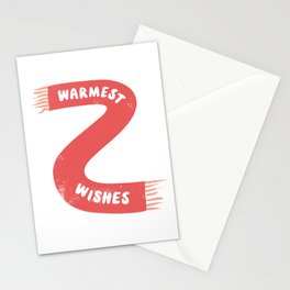 Warmest Wishes Winter Scarf Stationery Card