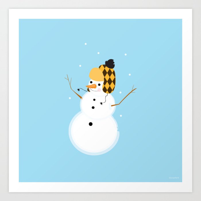 Stay Frosty Art Print By Ktcrawford Society6