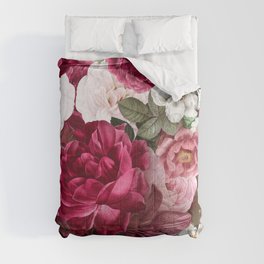 Antique Floral Colorful Pattern Comforter