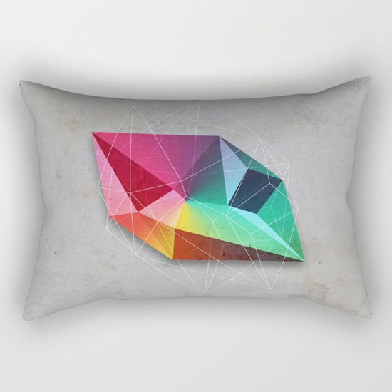 Mineral Geometry #1 Rectangular Pillow