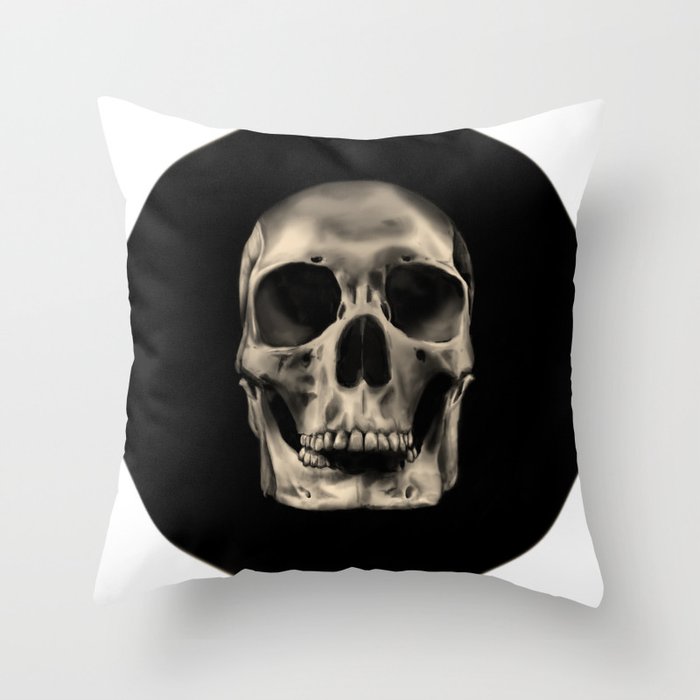 Skull Throw Pillow