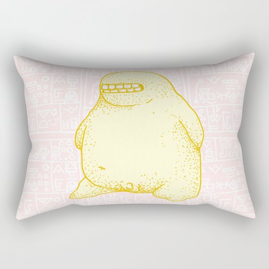 Golden Boy Rectangular Pillow
