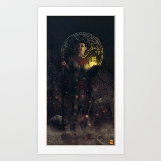 The Grower Art Print