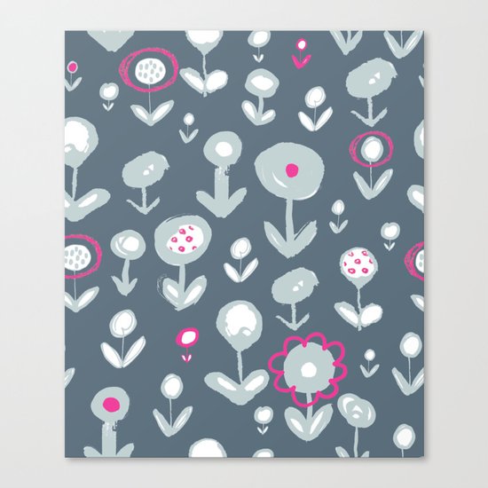 Bold flowers2 Canvas Print