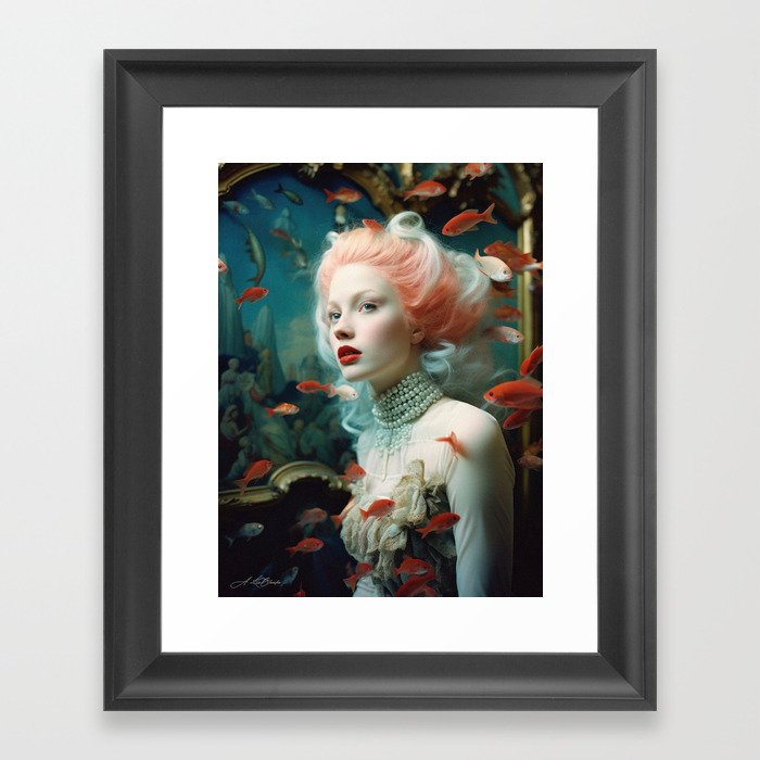 Le Blanche 25 Beauty and Art Framed Art Print