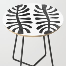 Matisse black and white Side Table
