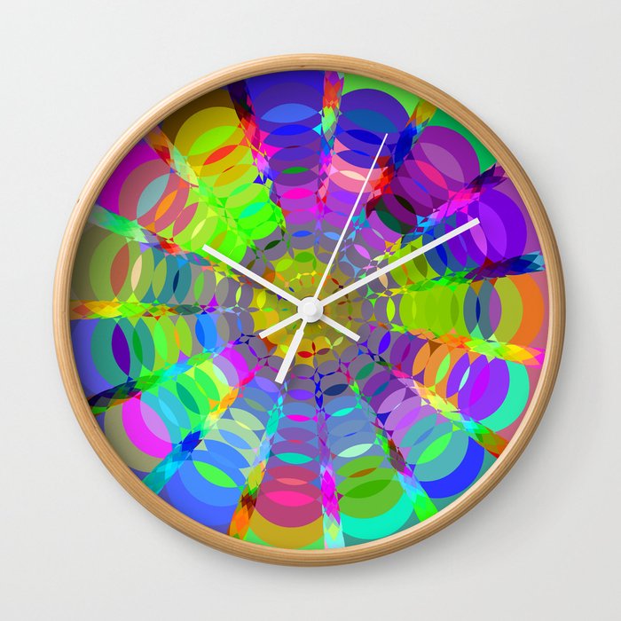 Circle Art 1 Wall Clock