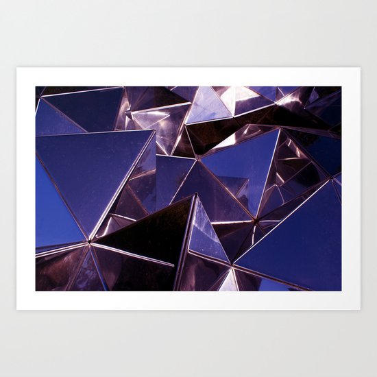 Abstract Glass Pattern 2 Art Print