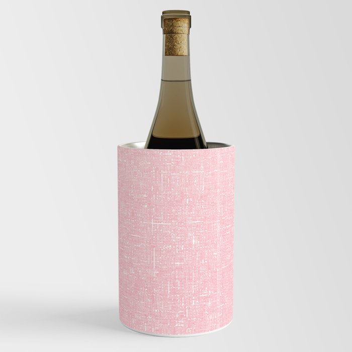 pink blush architectural glass texture look Wine Chiller
