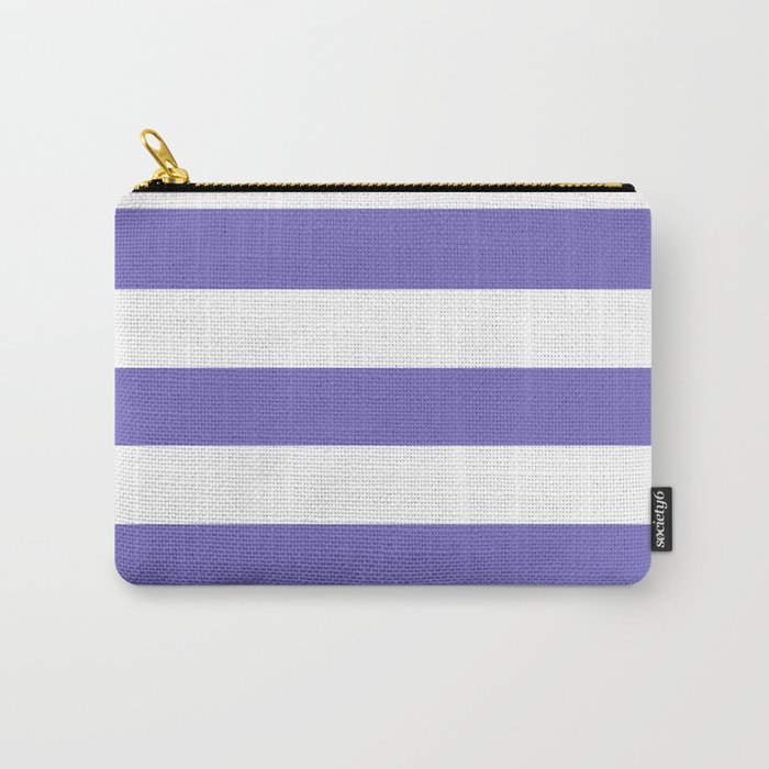 Toolbox - solid color - white stripes pattern Carry-All Pouch