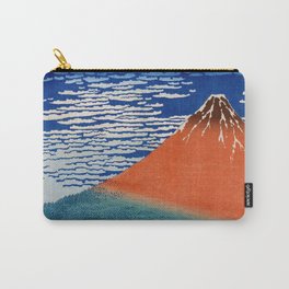 South Wind, Clear Weather, 1830-1833 by Katsushika Hokusai Carry-All Pouch