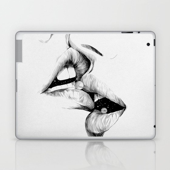 Universe kiss. Laptop & iPad Skin