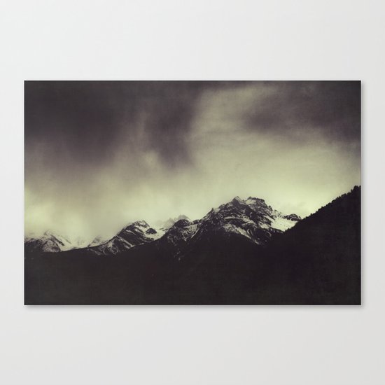 Shadow Mountain - Italian Alps Canvas Print