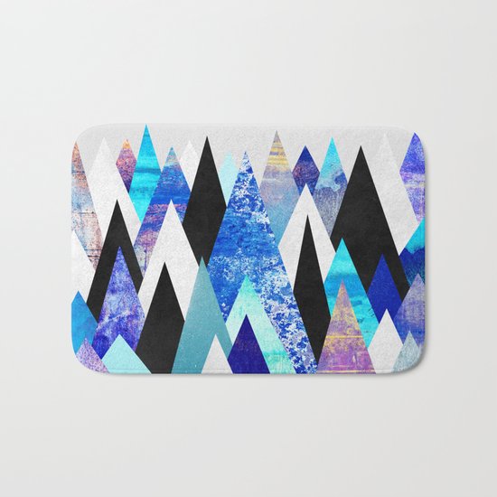 Blue Peaks Bath Mat