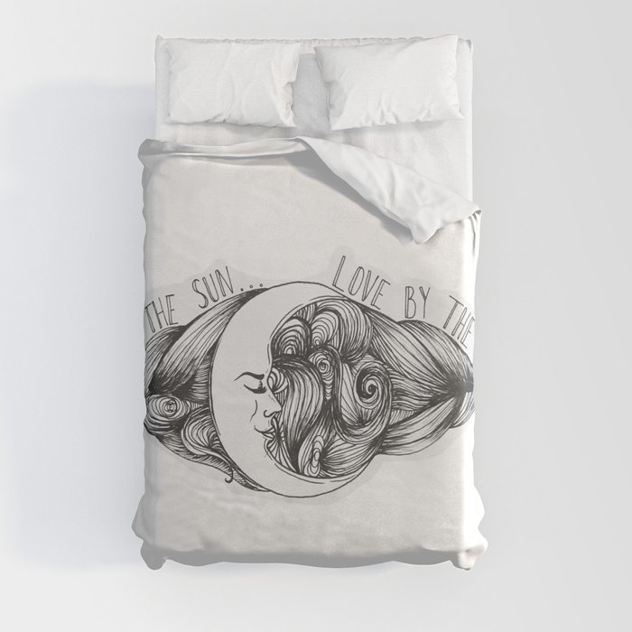 Live by the Sun, Love by the Moon Duvet Cover