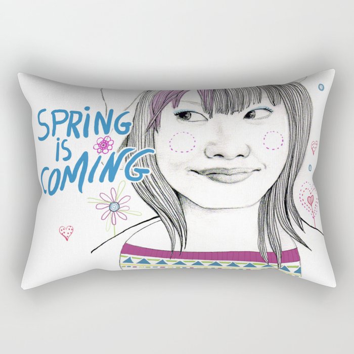 Spring is coming Rectangular Pillow