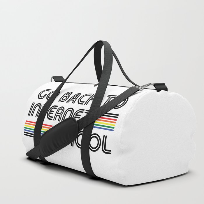Go Back To Internet School Duffle Bag By Abbyluke Society6 Go Back To Internet School Duffle Bag