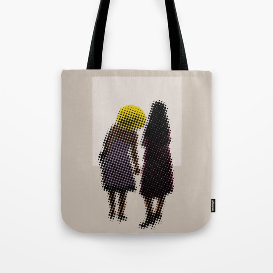 She tried, but all she could see was the missing picture Tote Bag