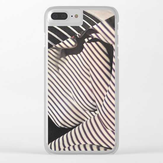 Stripes Clear iPhone Case