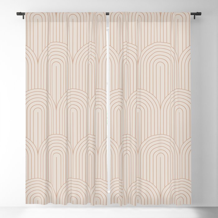 Art Deco Arch Pattern XIV Blackout Curtain