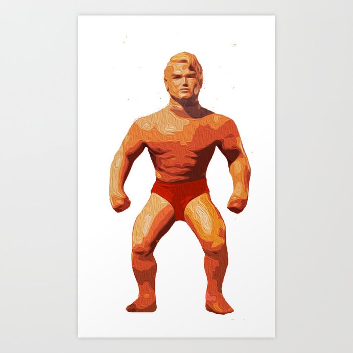 Stretch Armstrong Art Print