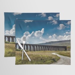 Great Britain Photography - Ribblehead Viaduct Under The Blue Sky Placemat