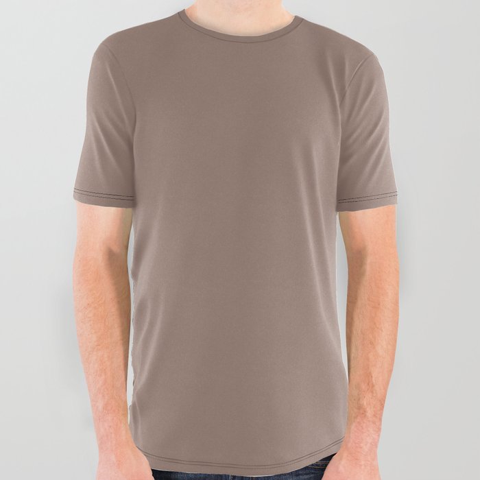 Gingersnap Brown All Over Graphic Tee