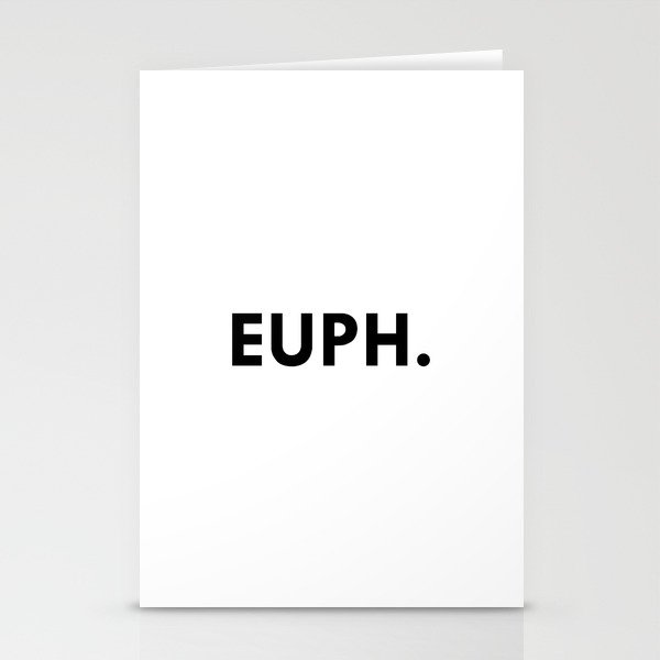 EUPH. Stationery Cards