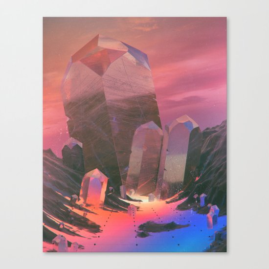 CHAMPAGNE GLITCH (everyday 10.19.15) Canvas Print