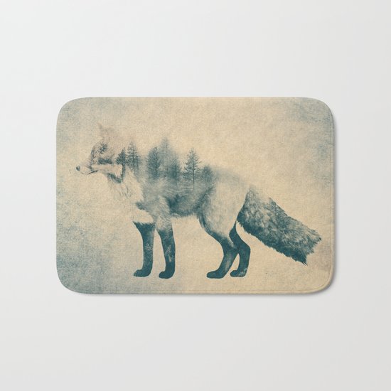 Fox and Forest - Shrinking Forest Bath Mat