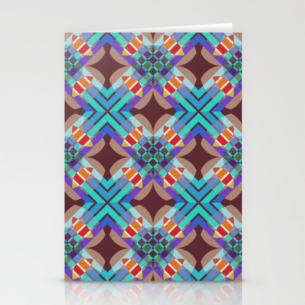 Mabon - Colorful Abstract Art Pattern Stationery Cards