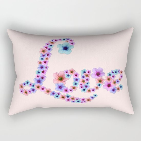 Blossom Love Rectangular Pillow