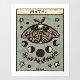 moth Art Print
