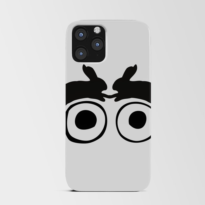 Double Rabbits Eyes iPhone Card Case