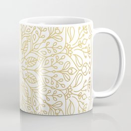 Gold Mandala Coffee Mug | Hippie, Gold, Goldmetallic, Mandala, Yoga, Holidays, Festive, Holiday, Christmas, Bohomandala 