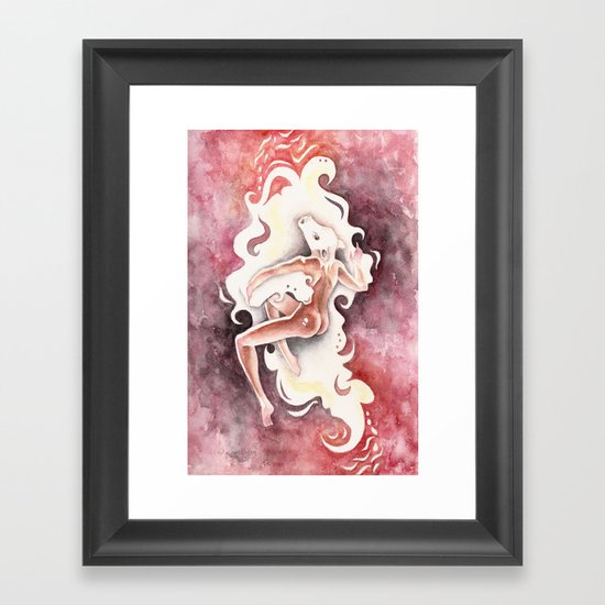 Masters of Disguises (Io and Zeus) Framed Art Print