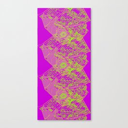 Superpose Map One Canvas Print