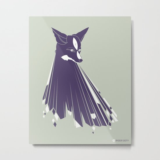 TRUE FOXES Metal Print