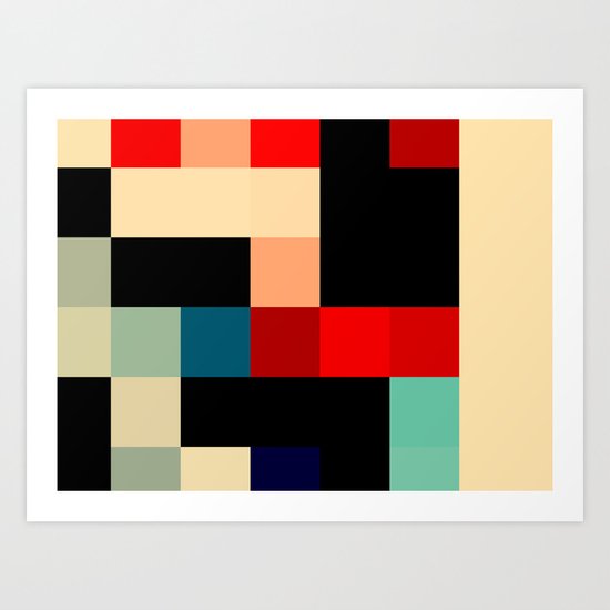Patchwork I Art Print