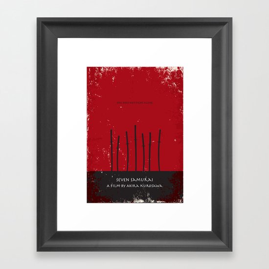 Seven Samurai Framed Art Print