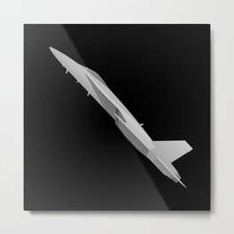F/A-18 Super Hornet Metal Print | Marines, Fa18, Navy, Usnavy, Graphicdesign, Hornet, Fighter, Silhouette, Jetairplane, Militaryjet 