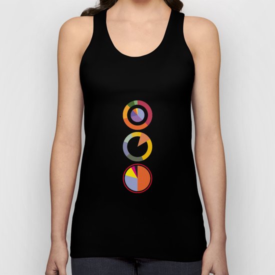 Geometric Playing Unisex Tank Top