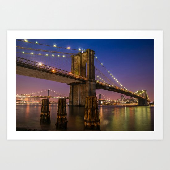 Brooklyn Nights Art Print