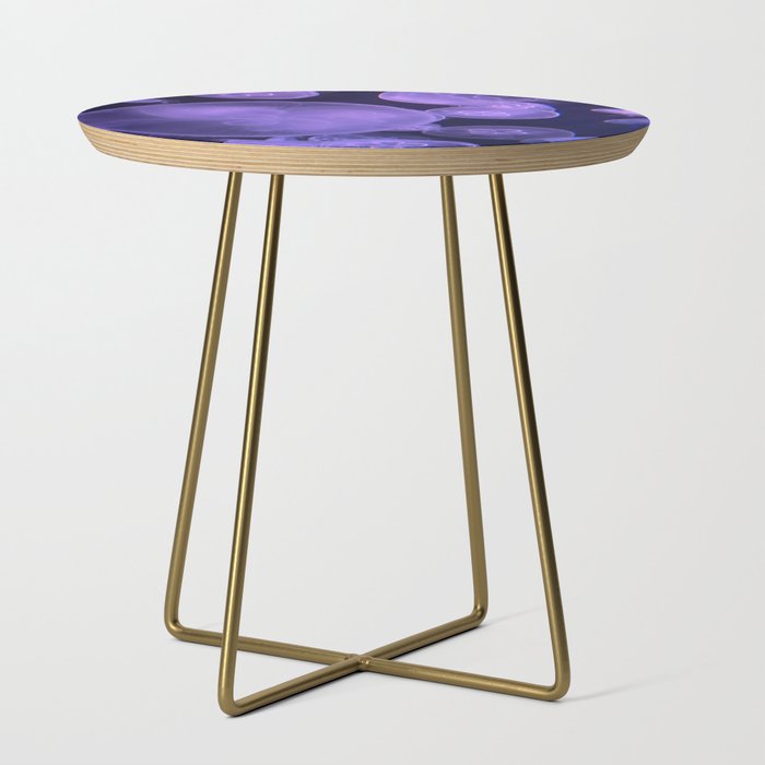 Purple Jellyfish, Ocean Creatures Side Table