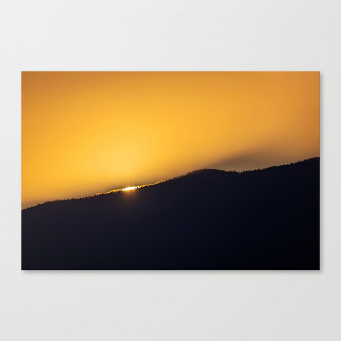 On the Edge of a Breakthrough Canvas Print