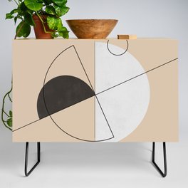 Abstraction_BAUHAUS_GEOMETRIC_CIRCLE_CYCLE_LOVE_POP_ART_0606A Credenza